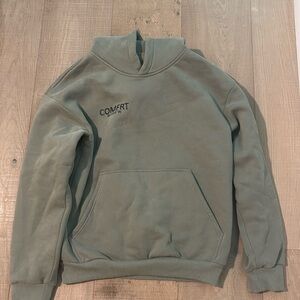 Comfrt coordinate hoodie color moss